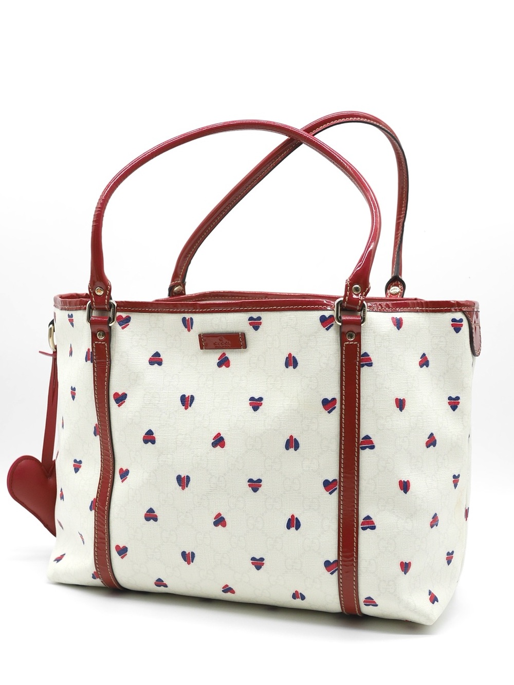 🍓GUCCI PVC Heart Shoulder Bag - Picture 2 of 13